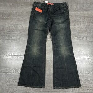 Calvin Klein Choice Jeans Women's 30‎ Bootcut Flare Embroidered Y2K Vintage NWT